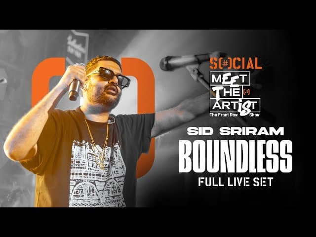 Sid Sriram | Meet the Artist | Antisocial